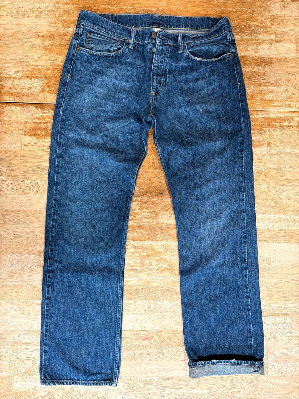 Ralph Lauren Blue Straight-Leg Jeans